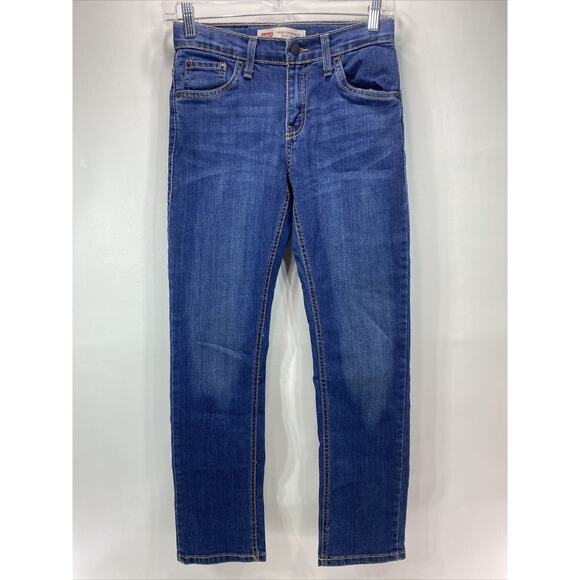 Levi's 511 Slim Fit Blue Denim Jeans Adjustable Waist Boy's (26X27) Size 12 Reg - Picture 6 of 10